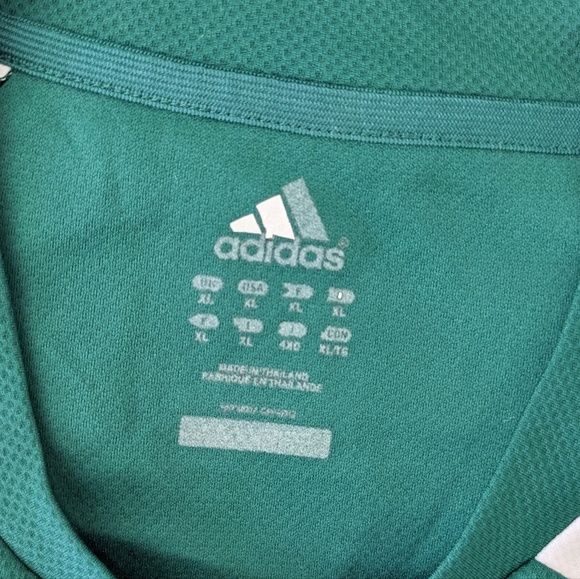 Adidas Green Soccer Style Clima365 T-shirt. Men's Size XL - Picture 5 of 6